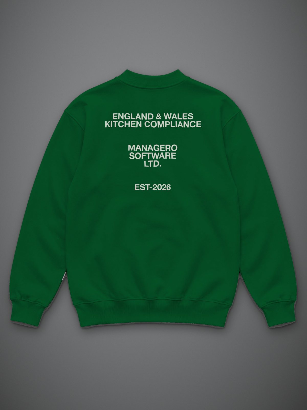 Bottle Green EST-2026 Sweatshirt, back