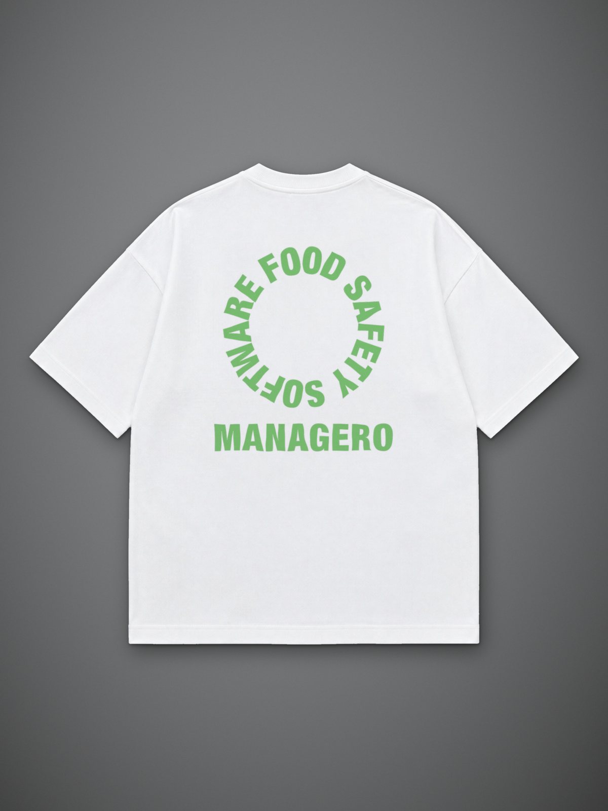 White Ring Badge T-Shirt, back